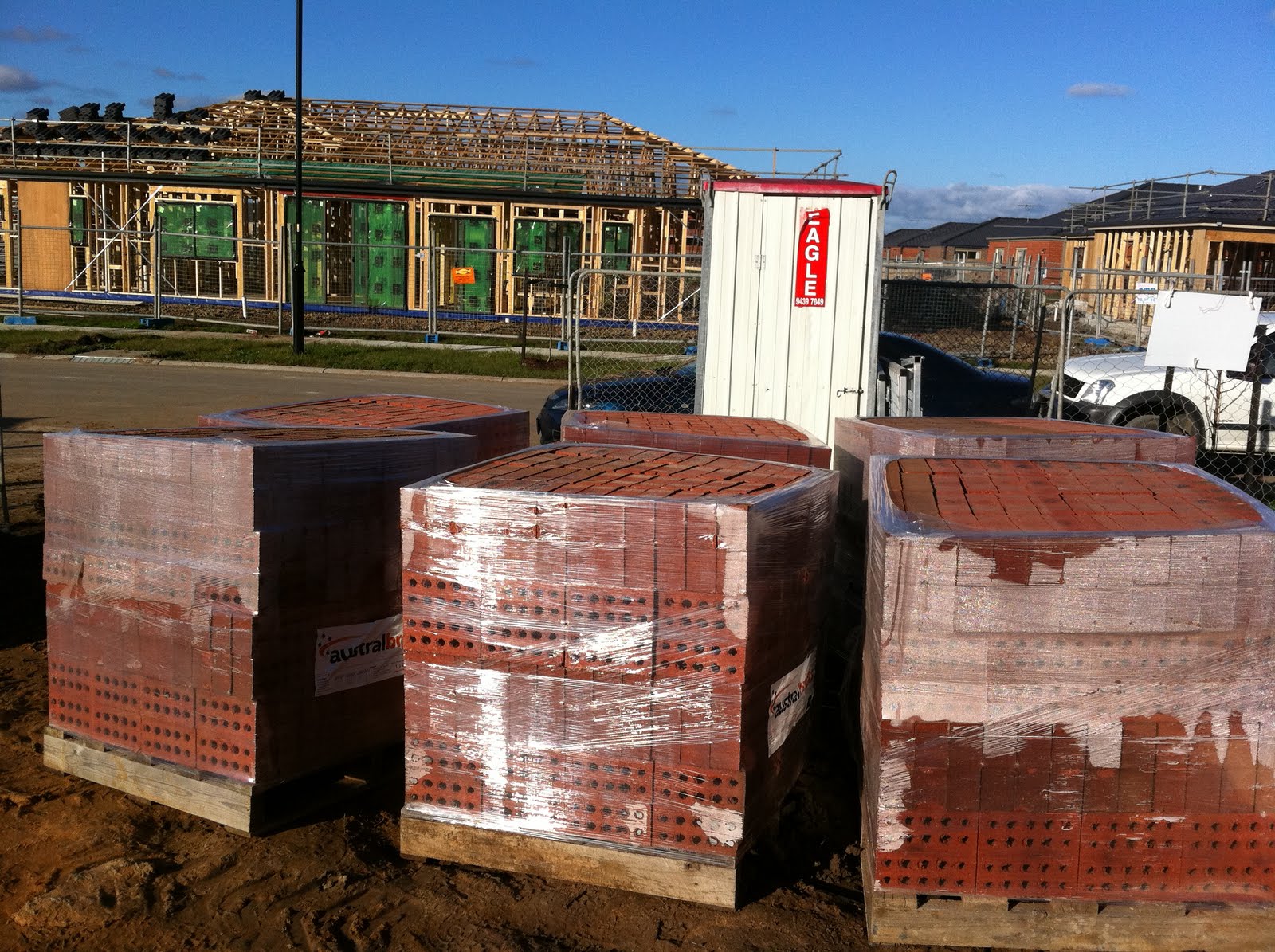 Pallets of Bricks